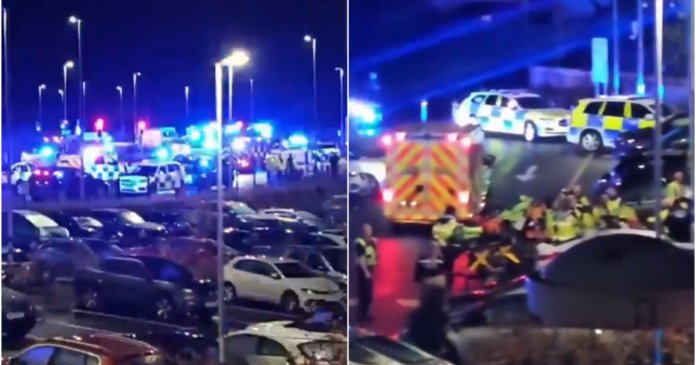 Incident violent într-un tren din Marea Britanie: oameni înjunghiați, doi suspecți reținuți