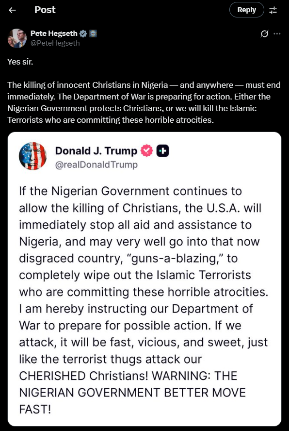 SUA va asigura protecție creștinilor din națiuni majoritar musulmane | Monitorul Apărării și Securității