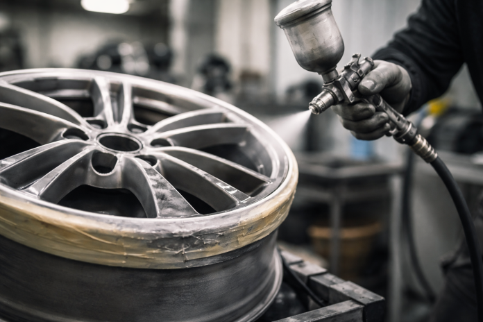 Pot vopsi o jantă avariată pentru a masca zgârieturile?