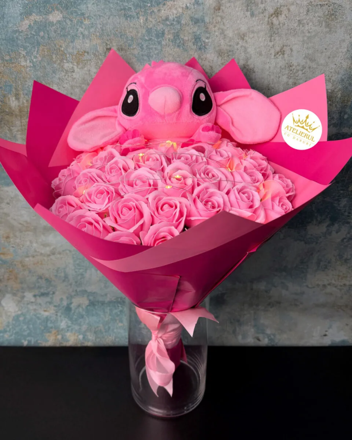 Ce înseamnă să oferi un buchet cu Stitch în locul unui buchet tradițional