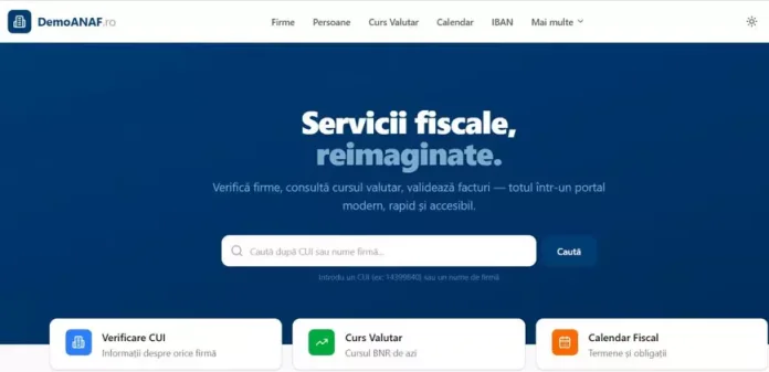 Un programator insatisfăcut a recreat site-ul ANAF în numai două ore pentru a ilustra că digitalizarea guvernului este simplă.