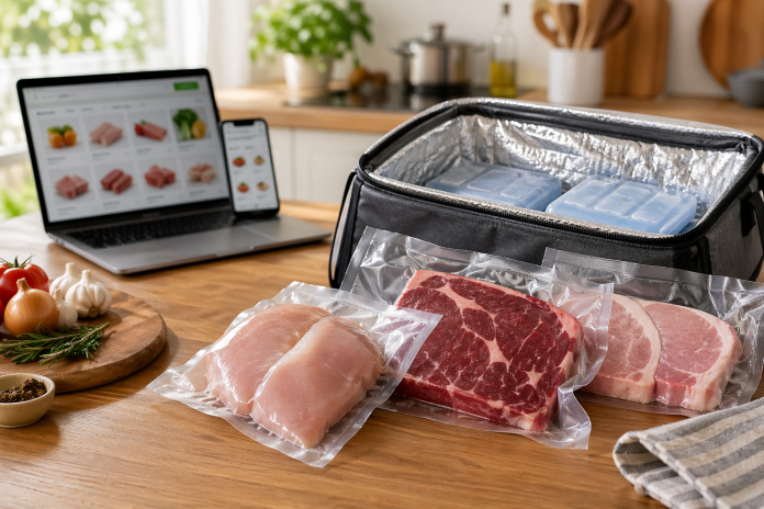 Poți comanda carne proaspătă de la o bacanie online?