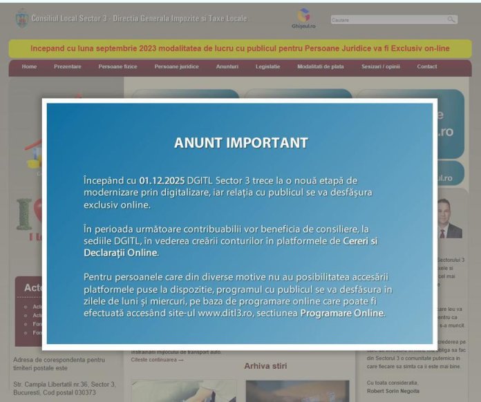 Digitalizarea administrației române: solicitările online se completează pe computerele de la birouri.