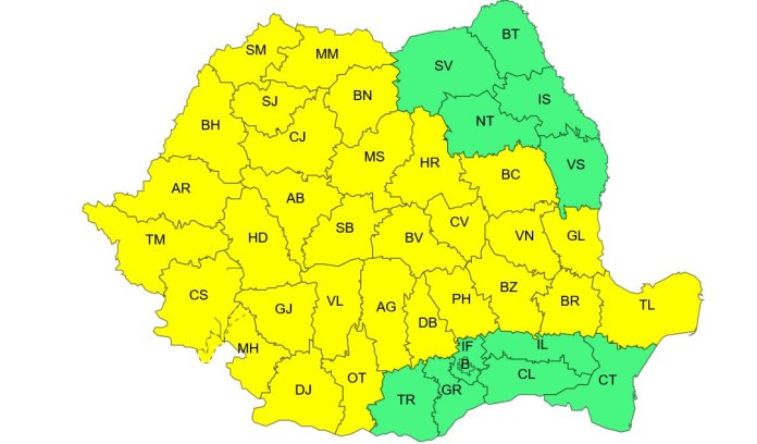 Vine furtunile în toată țara. Unde vor ateriza primele?