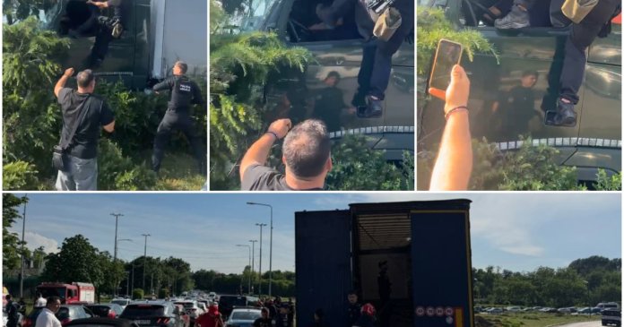 Polițiștii locali au aplicat spray lacrimogen și l-au agresat pe conducătorul TIR-ului eliberat de sub...