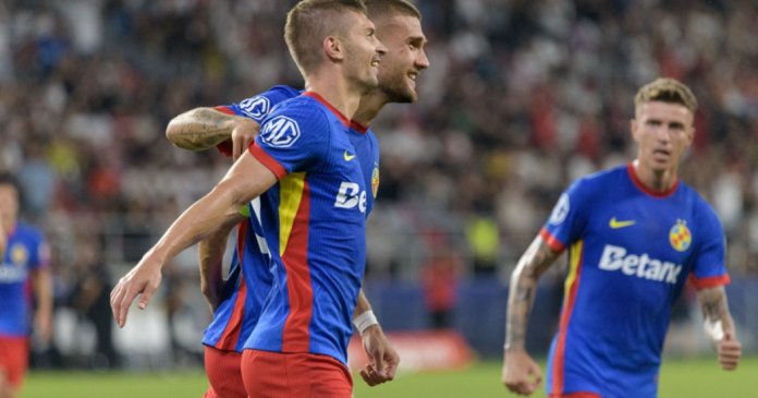 FCSB a pierdut în prelungiri în fața FK Auda și se pregătește pentru o revenire dificilă în Conference...
