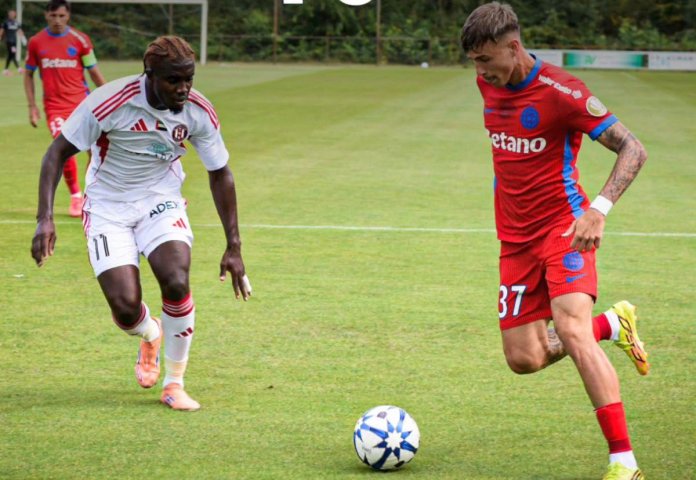 FCSB - Al Jazira, meci prietenesc împotriva formației lui Cosmin Olăroiu » GOL în minutul 11! Sportivul lăudat de MM Stoica a deschis tabela de marcaj