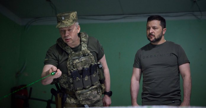 Volodimir Zelenski l-a demis pe Oleksandr Sîrski, liderul suprem al forțelor armate ucrainene.